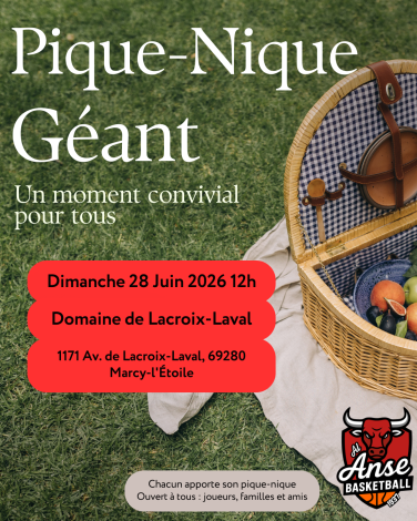 Pique-Nique Géant de L'AL ANSE BASKET